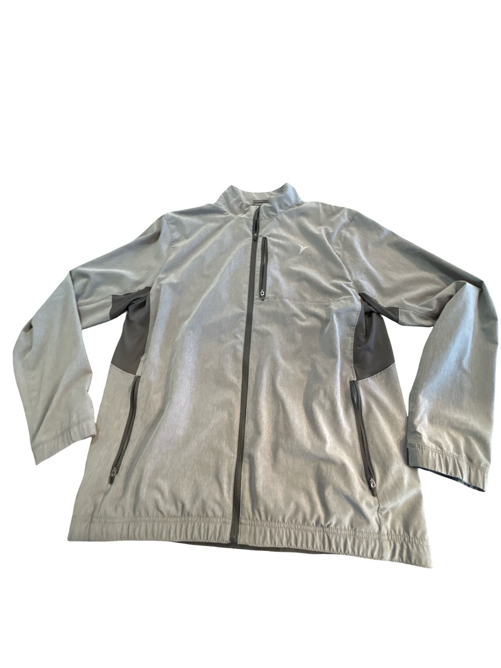 Old Navy Active Men’s Full Zip Performance Jacket Gray Mesh Lined Large